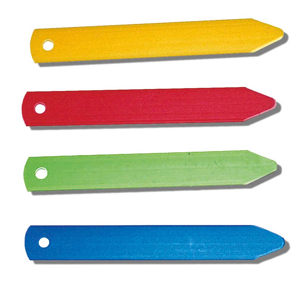 4" Coloured Plastic Plant Labels (Pack of 50) New Gardener