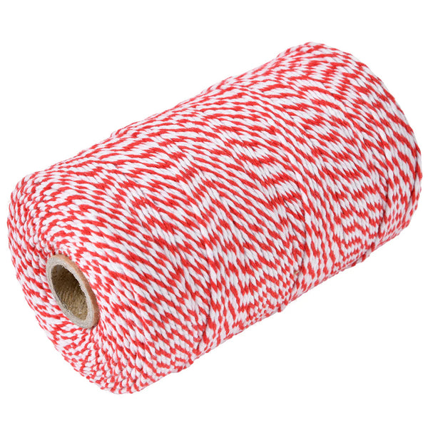 Burgon & Ball Sophie Conran Cherry Red Striped Twine (200m)