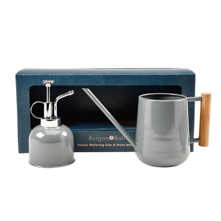 indoor plant watering can and mister Burgon & Ball Indoor Watering Can & Plant Mister Set